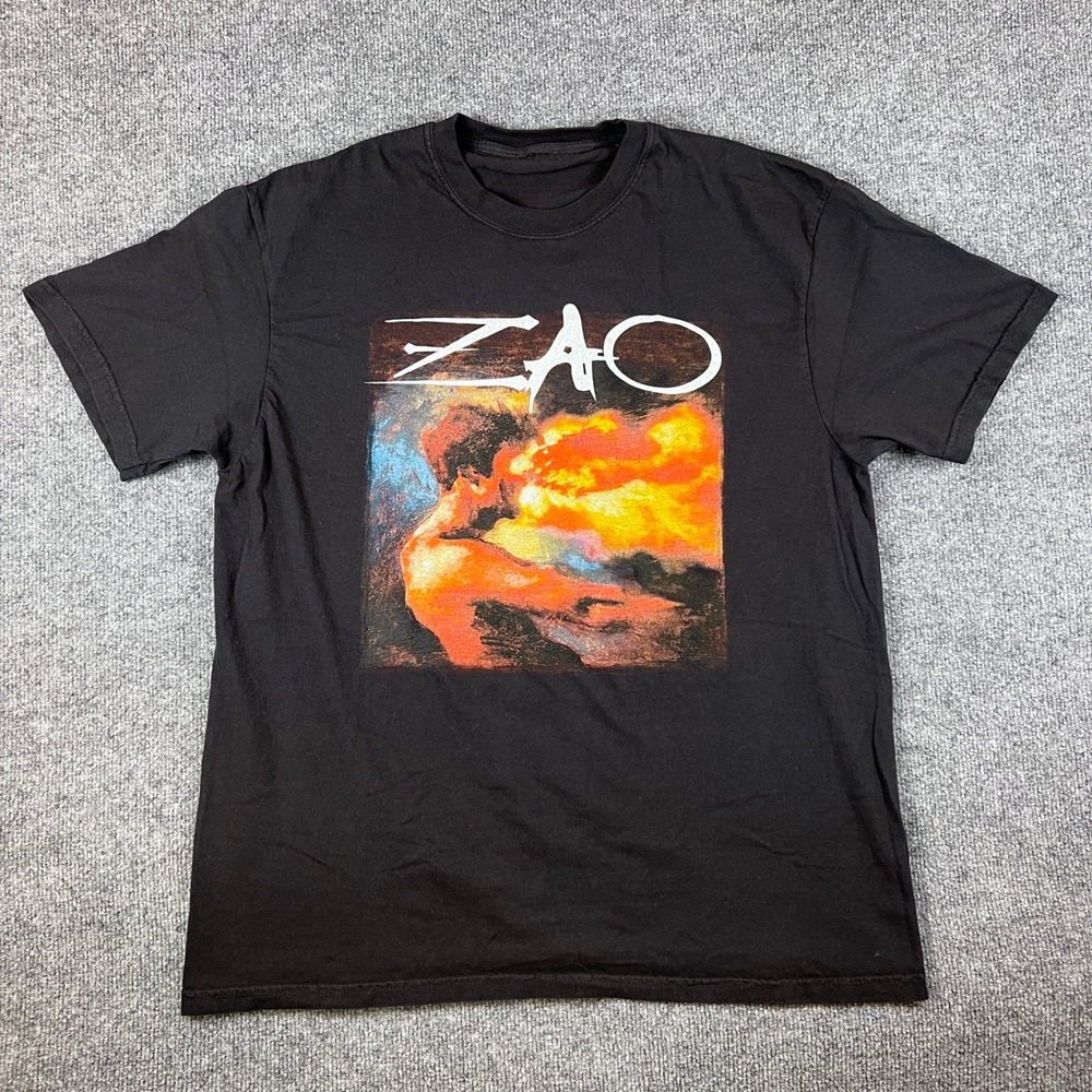 Zao T Shirt Mens XL Black Band Metalcore Hardcore Converge Norma Jean Botch